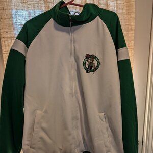 Celtics Heavy Lined warm-up jacket XXL